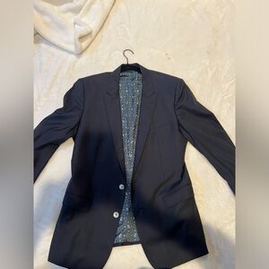 Dolce & Gabbana Martini Blazer Navy Blue Men